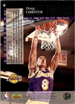 1993-94 Upper Deck Special Edition - Electric Court #48 Doug Christie Back