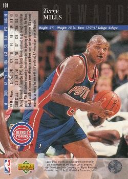 1993-94 Upper Deck Special Edition - Electric Court #101 Terry Mills Back