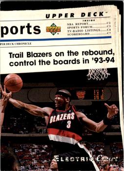 1993-94 Upper Deck Special Edition - Electric Court #220 Portland Trail Blazers Front
