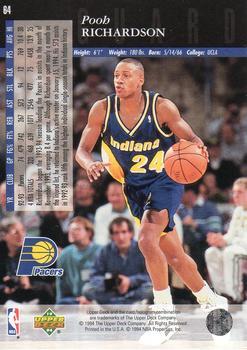 1993-94 Upper Deck Special Edition - Electric Court Gold #64 Pooh Richardson Back