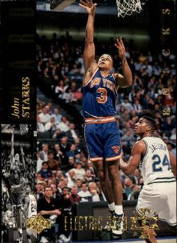 1993-94 Upper Deck Special Edition - Electric Court Gold #83 John Starks Front