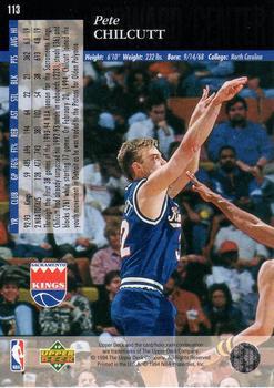 1993-94 Upper Deck Special Edition - Electric Court Gold #113 Pete Chilcutt Back