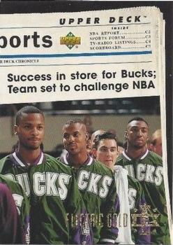 1993-94 Upper Deck Special Edition - Electric Court Gold #213 Milwaukee Bucks Front