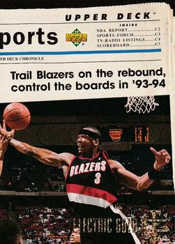 1993-94 Upper Deck Special Edition - Electric Court Gold #220 Portland Trail Blazers Front