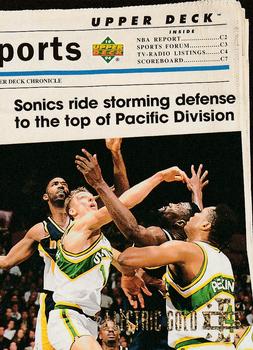 1993-94 Upper Deck Special Edition - Electric Court Gold #223 Seattle SuperSonics Front