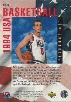 1993-94 Upper Deck Special Edition - USA Basketball Exchange #USA14 Dan Majerle Back