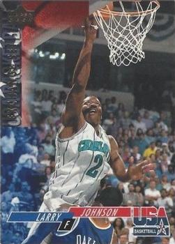 1993-94 Upper Deck Special Edition - USA Basketball Exchange #USA18 Larry Johnson Front