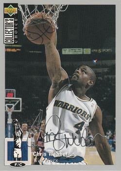 1994-95 Collector's Choice - Silver Signature #4 Chris Webber Front