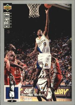 1994-95 Collector's Choice - Silver Signature #9 Derrick McKey Front
