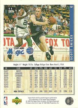 1994-95 Collector's Choice - Silver Signature #11 Scott Skiles Back