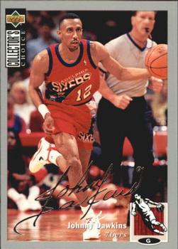 1994-95 Collector's Choice - Silver Signature #12 Johnny Dawkins Front