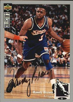 1994-95 Collector's Choice - Silver Signature #95 Randy Brown Front