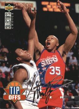 1994-95 Collector's Choice - Silver Signature #185 Clarence Weatherspoon Front