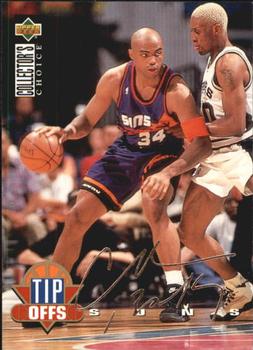1994-95 Collector's Choice - Silver Signature #186 Charles Barkley Front