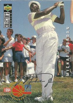 1994-95 Collector's Choice - Silver Signature #204 Michael Jordan Front