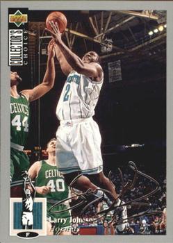 1994-95 Collector's Choice - Silver Signature #302 Larry Johnson Front