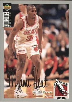 1994-95 Collector's Choice - Silver Signature #318 Khalid Reeves Front