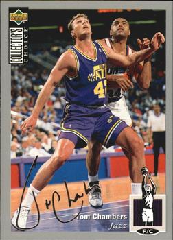 1994-95 Collector's Choice - Silver Signature #342 Tom Chambers Front