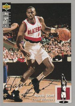 1994-95 Collector's Choice - Silver Signature #344 Harvey Grant Front