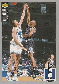 1994-95 Collector's Choice - Silver Signature #358 Anthony Avent Front