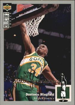 1994-95 Collector's Choice - Silver Signature #365 Dontonio Wingfield Front