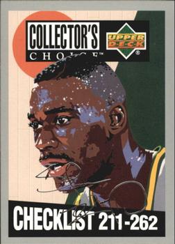 1994-95 Collector's Choice - Silver Signature #417 Shawn Kemp Front