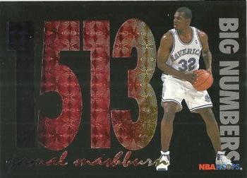 1994-95 Hoops - Big Numbers Rainbow #BN2 Jamal Mashburn Front