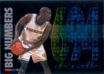 1994-95 Hoops - Big Numbers Rainbow #BN7 Chris Webber Front