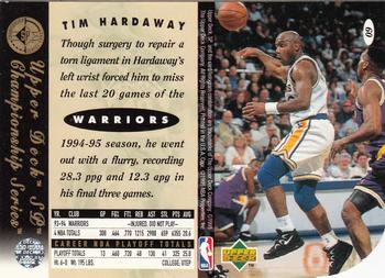 1994-95 SP Championship - Die Cuts #60 Tim Hardaway Back