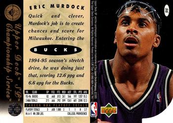 1994-95 SP Championship - Die Cuts #86 Eric Murdock Back