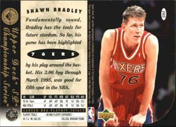 1994-95 SP Championship - Die Cuts #105 Shawn Bradley Back