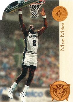 1994-95 SP Championship - Playoff Heroes Die Cuts #P4 Moses Malone Front