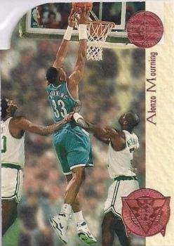 1994-95 SP Championship - Playoff Heroes Die Cuts #P6 Alonzo Mourning Front