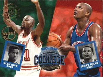 1994-95 Stadium Club - Members Only #111 Glen Rice / Terry Mills Front