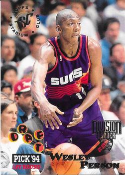 1994-95 Stadium Club - Super Teams Division Winners #320 Wesley Person Front