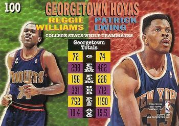 1994-95 Stadium Club - Super Teams NBA Finals #100 Patrick Ewing / Reggie Williams Back