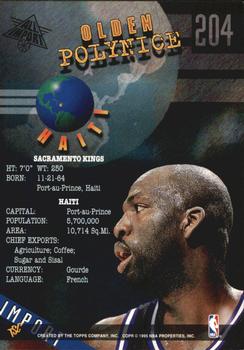 1994-95 Stadium Club - Super Teams NBA Finals #204 Olden Polynice Back