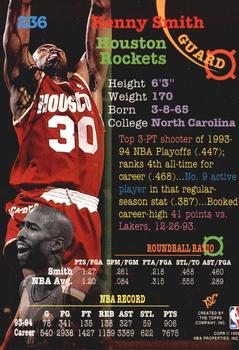 1994-95 Stadium Club - Super Teams NBA Finals #236 Kenny Smith Back