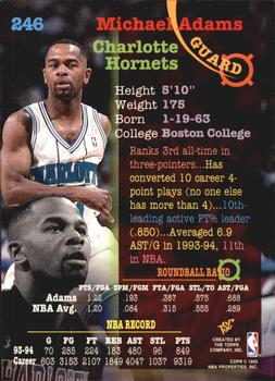 1994-95 Stadium Club - Super Teams NBA Finals #246 Michael Adams Back