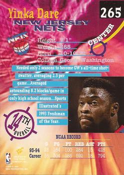 1994-95 Stadium Club - Super Teams NBA Finals #265 Yinka Dare Back