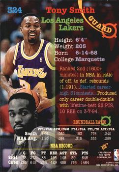 1994-95 Stadium Club - Super Teams NBA Finals #324 Tony Smith Back