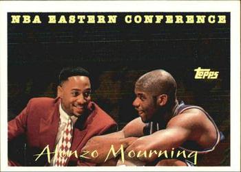 1994-95 Topps - Spectralight #8 Alonzo Mourning Front
