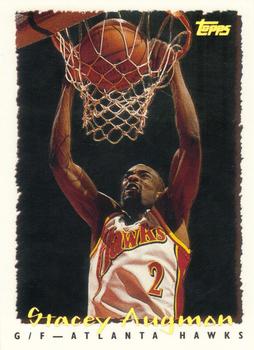 1994-95 Topps - Spectralight #86 Stacey Augmon Front