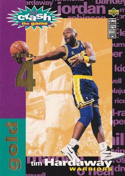 1995-96 Collector's Choice - You Crash the Game Gold: Assists/Rebounds #C2 Tim Hardaway Front