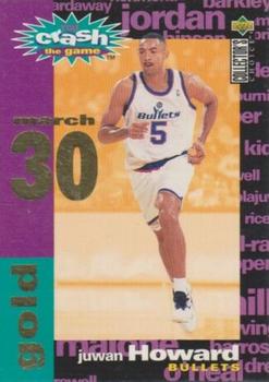 1995-96 Collector's Choice - You Crash the Game Gold: Assists/Rebounds #C3 Juwan Howard Front