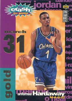 1995-96 Collector's Choice - You Crash the Game Gold: Assists/Rebounds #C15 Anfernee Hardaway Front