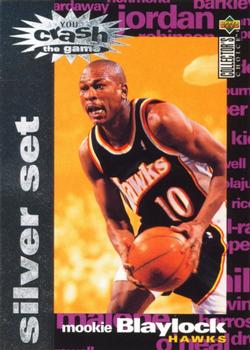 1995-96 Collector's Choice - You Crash the Game Silver Exchange: Assists/Rebounds #C6 Mookie Blaylock Front