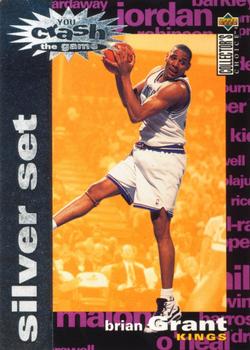 1995-96 Collector's Choice - You Crash the Game Silver Exchange: Assists/Rebounds #C30 Brian Grant Front