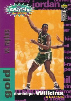1995-96 Collector's Choice - You Crash the Game Gold: Scoring #C18 Dominique Wilkins Front