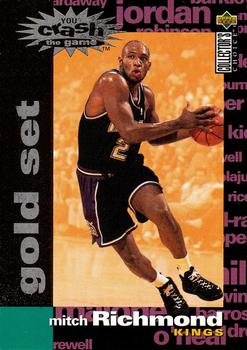 1995-96 Collector's Choice - You Crash the Game Gold Exchange: Scoring #C14 Mitch Richmond Front